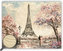 Obraz dřevěný: Eiffel Tower Small, 300x240