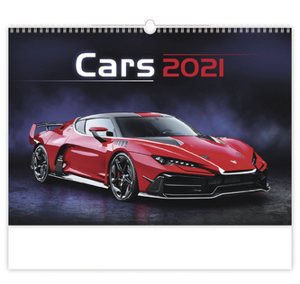 Kalendář 2021 nástěnný: Cars, 450x315