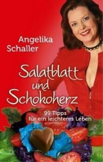 Salatblatt und Schokoherz