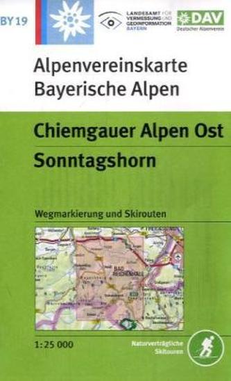 Alpenvereinskarte Chiemgauer Alpen Ost, Sonntagshorn