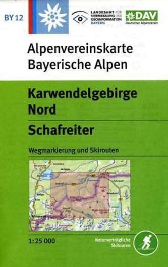 Alpenvereinskarte Karwendel Nord, Schafreiter