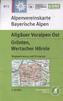 Alpenvereinskarte Allgäuer Voralpen Ost, Grünten, Wertacher Hörnle