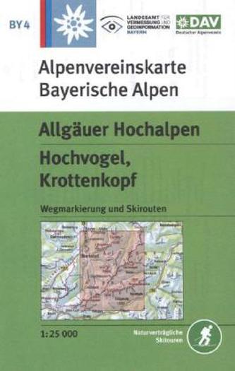 Alpenvereinskarte Allgäuer Hochalpen, Hochvogel, Krottenkopf