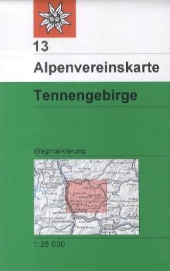 Alpenvereinskarte Tennengebirge