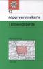 Alpenvereinskarte Tennengebirge