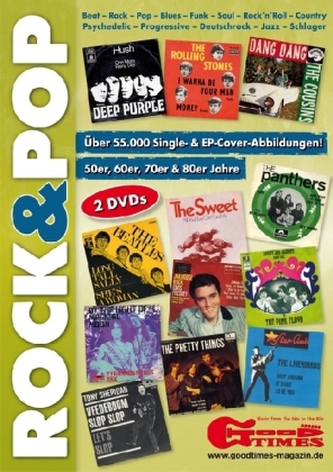 Rock & Pop Single- und EP-Cover-Archiv, 2 DVD-ROMs