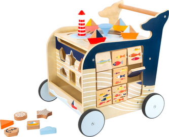 Small Foot Dřevěné chodítko Velryba