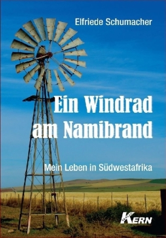 Ein Windrad am Namibrand