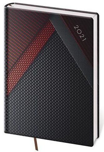 Diář 2021: Vario Black, A5 týdenní, 145x205