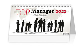 Kalendář 2021 stolní: Top Manager, 320x160