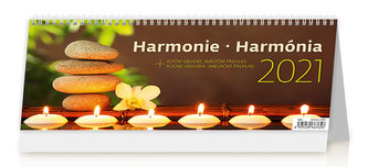 Kalendář 2021 stolní: Harmonie/Harmónia, 321x134