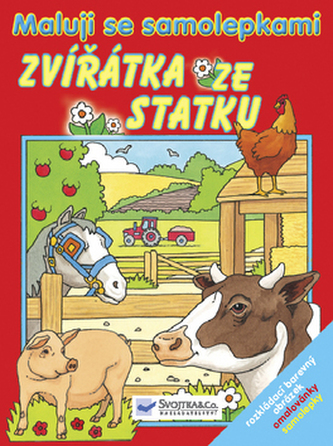 Zvířátka ze statku Maluji se samolepkami