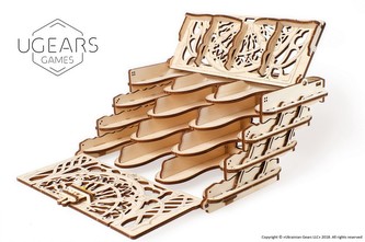 Ugears 3D dřevěné puzzle Stojánek na karty