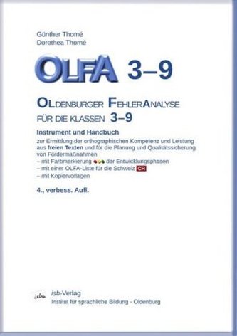 OLFA 3-9: Oldenburger Fehleranalyse für die Klassen 3-9