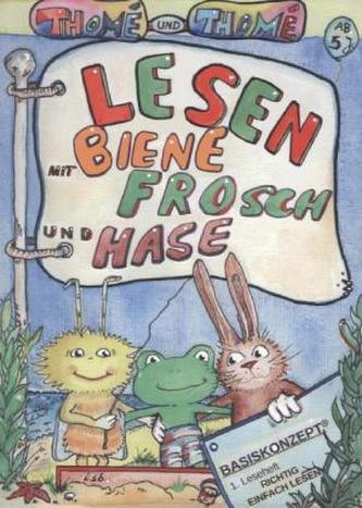 Lesen mit Biene, Frosch und Hase