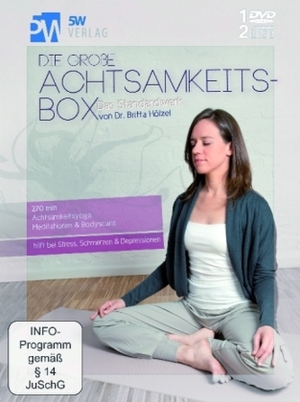 Die große Achtsamkeits-Box, 1 DVD m. 2 Audio-CDs