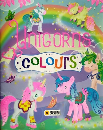 Unicorns - colours - lila