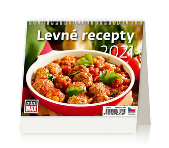 Kalendář 2021 stolní: MiniMax Levné recepty, 171x139