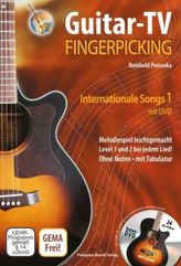 Guitar-TV: Fingerpicking - Internationale Songs, m. DVD. Tl.1