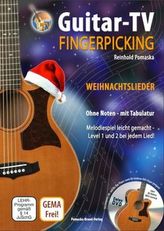 Guitar-TV: Fingerpicking - Weihnachtslieder, m. DVD-ROM