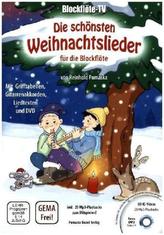 Blockflöte-TV: Die schönsten Weihnachtslieder für die Blockflöte, m. 1 DVD