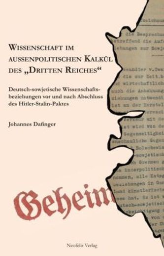 Wissenschaft im außenpolitischen Kalkül des Dritten Reiches