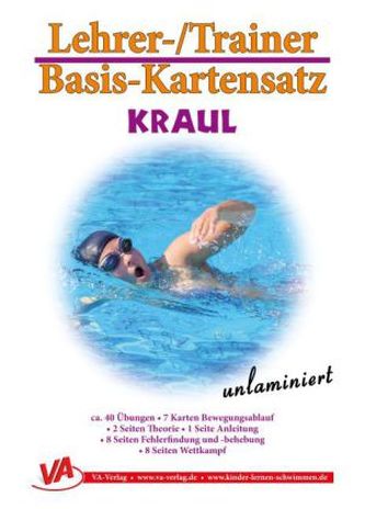Lehrer-/Trainer-Kartensatz, Kraul, unlaminiert