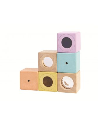 PlanToys Smyslové kostky 