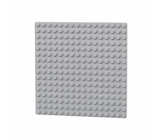 L-W Toys Oboustranná deska 16x16 světle šedá