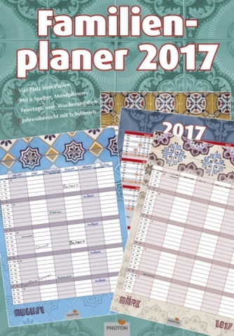 Familienplaner 'Ornamente' 2017
