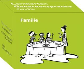 Lernkarten Gebärdensprache: Familie