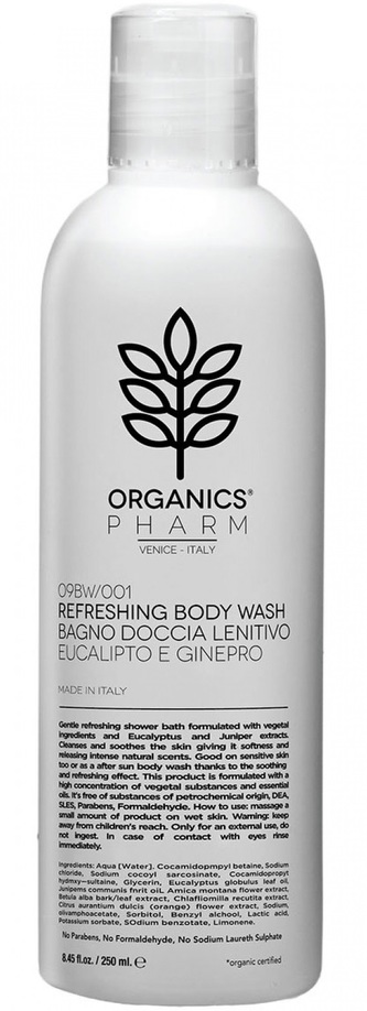 ORGANICS PHARM Refreshing Body Wash 250ml