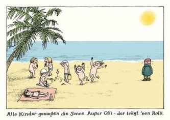 Alle Kinder-Postkartenset Motiv 'Olli'