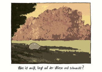 'Was liegt am Strand und redet undeutlich'-Postkartenset 'Schlaf'