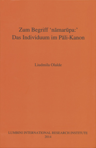 Zum Begriff 'namarupa:'