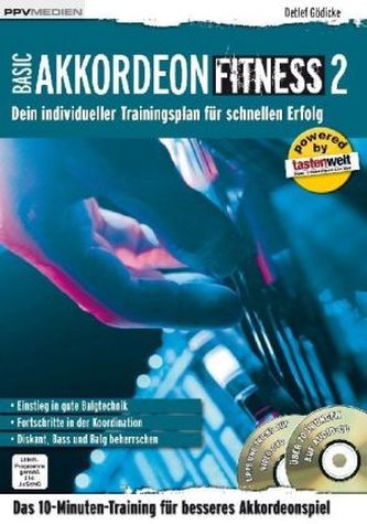 Basic Akkordeon Fitness, m. DVD + Audio-CD. Bd.2