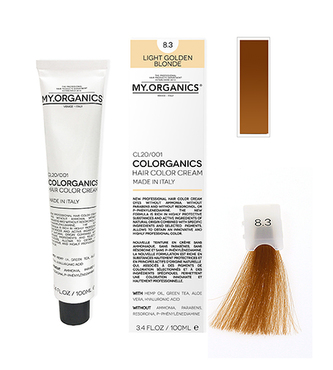 MY.ORGANICS Colorganics 100ml - 8.3 Light Golden Blonde
