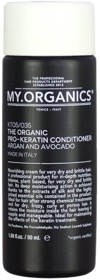 MY.ORGANICS The Organic Pro-Keratin Conditioner Argan And Avocado 50ml