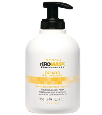 KroMask Golden Blond 300ml / výživná maska pro vytvoření barevného efektu / zlatá
