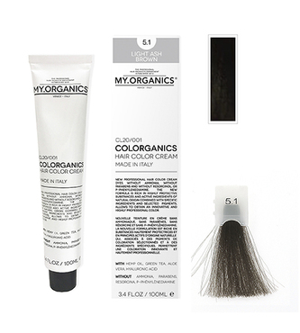MY.ORGANICS Colorganics 100ml - 5.1 Light Ash Brown