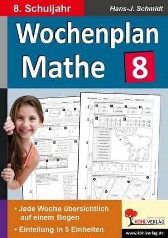 Wochenplan Mathe, 8. Schuljahr