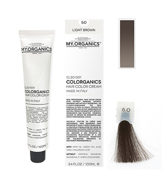 MY.ORGANICS Colorganics 100ml - 5.0 Light Brown