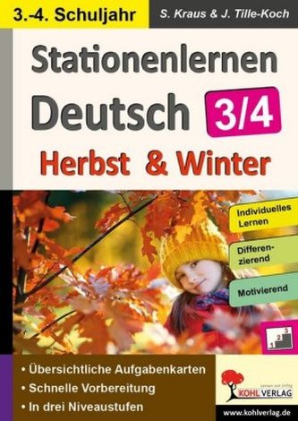 Kohls Stationenlernen Deutsch 3/4