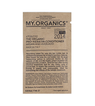 MY.ORGANICS The Organic Pro-Keratin Conditioner Argan And Avocado 7ml