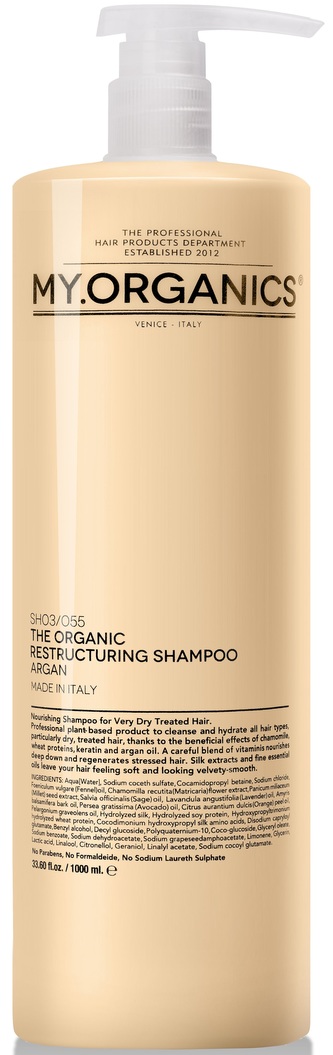 MY.ORGANICS The Organic Restructuring Shampoo Argan 1000ml