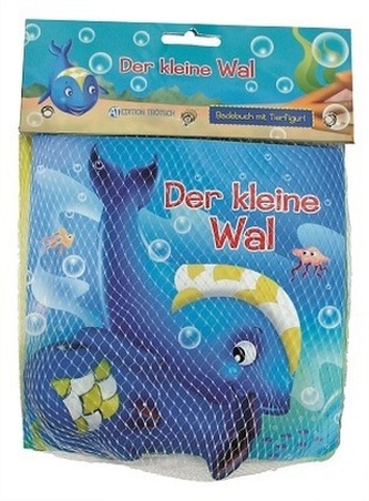 Der kleine Wal - Badebuch m. Tierfigur