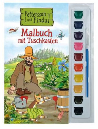 Pettersson und Findus, Malbuch mit Tuschkasten