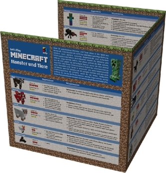 Let's Play MINECRAFT: Monster und Tiere, 1 Falttafel