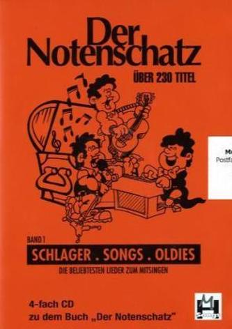 Der Notenschatz, 4 Audio-CDs