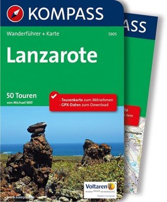Kompass Wanderführer Lanzarote, m. 1 Karte